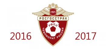 Футбол России: Премьер-лига 2016-2017,  турнирная таблица и результаты