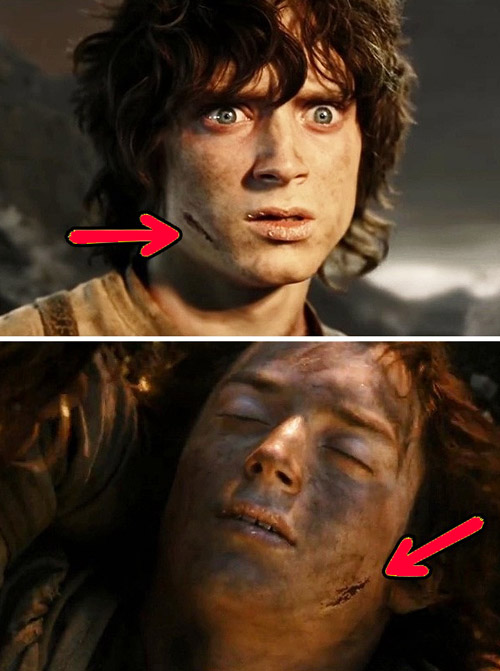 Ошибки со шрамом Фродо.