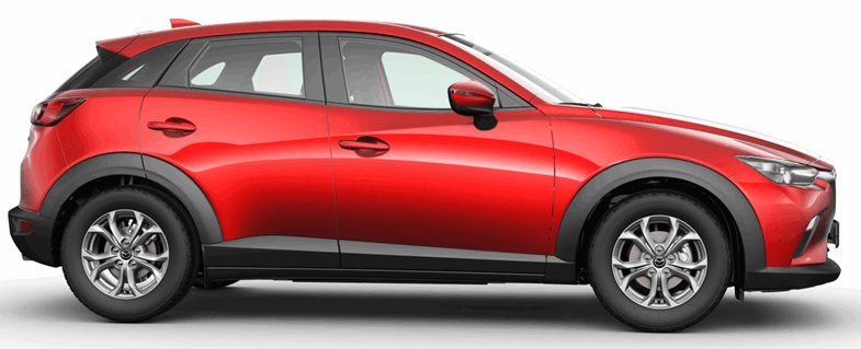 SUV Mazda СХ-3 2.0 SKYACTIV-G: МАКС. СКОРОСТЬ: 192 км/ч. РАЗГОН: 0-100 км / час за 9.1 секунды. ДВИГАТЕЛЬ: бенз, R4, 16V