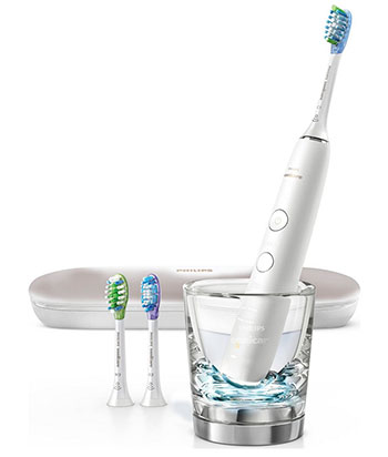 Электрическая зубная щетка Philips Sonicare DiamondClean Smart 9300 – лучшая щетка с приложением под смартфон
Тип заряд