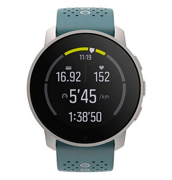 Suunto 9 Peak – лучшие GPS-часы с большим дисплеем
Срок службы батареи: 25 часов в режиме GPS
Вес: 50 грамм
Размер ди