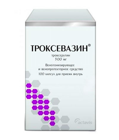 Популярные таблетки от варикоза Троксевазин