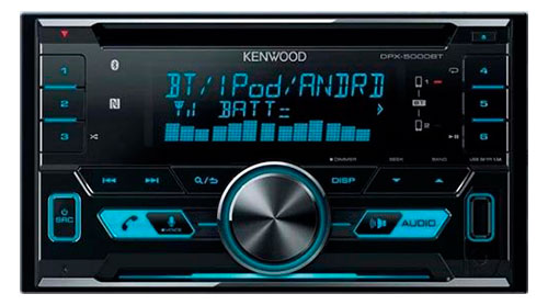 Автомагнитола KENWOOD DPX-5000BT дает самый приятный звук в рейтинге