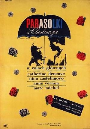 Польский постер «Parasolki z Cherbourga».