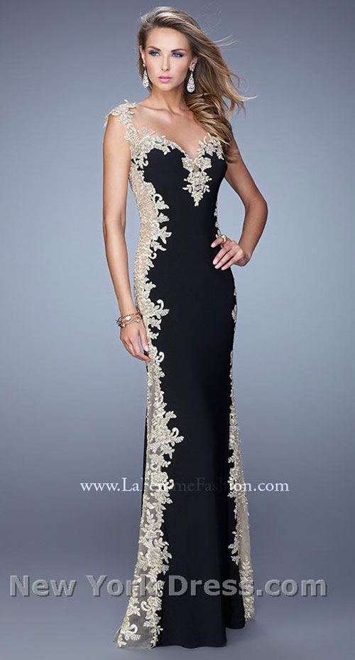 Выпускное платье 2015 от La Femme (фото с NewYorkDress).