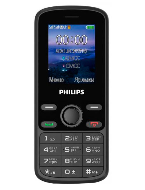 Philips Xenium E111 – четвертое место рейтинга кнопочных телефонов 2022