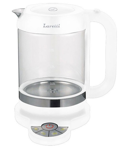 Laretti LR7500 – лучший стеклянный электрический чайник рейтинга 2016 года.