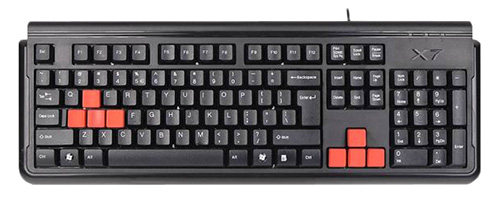 Мембранная клавиатура A4Tech X7-G300 Black PS/2.
