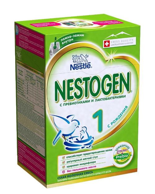 Молочная смесь для новорожденных с оптимальным соотношением цены и качества – Nestogen (Nestle).
