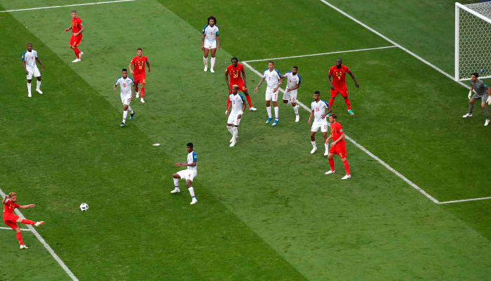 Первый гол Дриса МЕРТЕНС в матче Бельгия – Панама.
